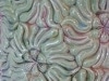 grote-bloemen vaas, detail